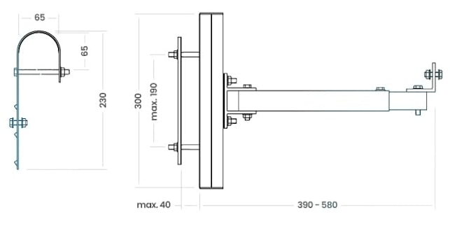 PV - Modulhalter balkon - Novon Energy